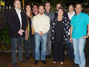 Der neue Vorstand nach der konstituierenden Sitzung.