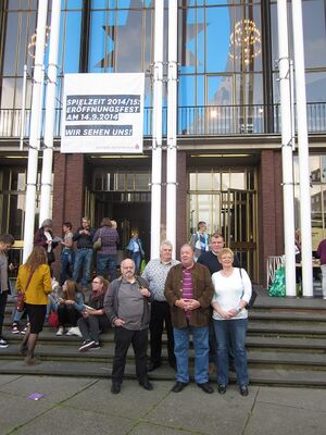 v.l. Manfred Hermesmeyer, Manfred Bartnik. Friedhelm Lueg. Guido Mlynarczyk, Britta Bartnik.