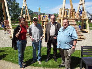 v.l.: Simone Gottschich, Dieter Heldt, Uwe Thiessen, Reiner Gräser